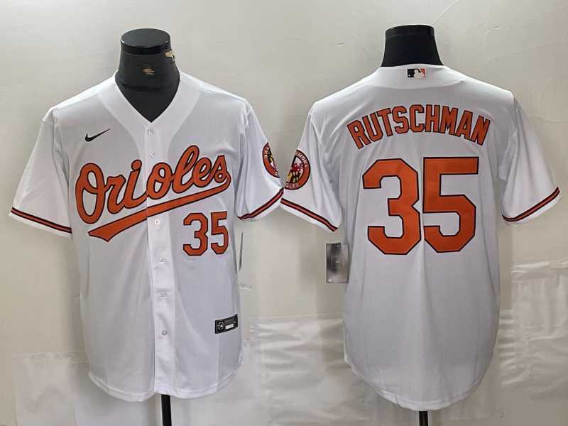 Men's Baltimore Orioles #35 Adley Rutschman Number White Stitched Cool Base Nike Jersey,We sell and wholesale Men's Baltimore Orioles #35 Adley Rutschman Number White Stitched Cool Base Nike Jersey on line form chian!
